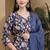 Women's cotton blend  floral printed kurta & pant with dupatta