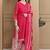 Pink cotton blend printed ready to wear patiala salwar suit