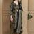 Green cotton blend printed ready to wear patiala salwar suit