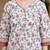 White cotton blend printed ready to wear patiala salwar suit