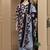 Black cotton blend printed ready to wear patiala salwar suit