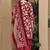 Red cotton blend printed ready to wear patiala salwar suit