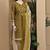 Green cotton blend printed ready to wear patiala salwar suit
