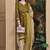 Green cotton blend printed ready to wear patiala salwar suit