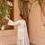 White Chanderi Kurta Set with Pink Embroidery Detailing