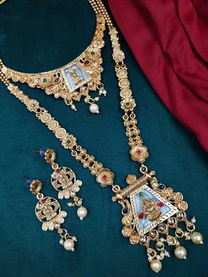 Bridal temple jewellery combo set for women | traditional south indian wedding jewellery 1