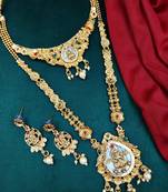 Bridal temple jewellery combo set for women | traditional south indian wedding jewellery