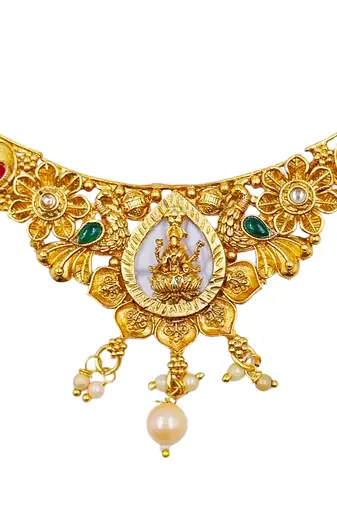 Bridal temple jewellery combo set for women | traditional south indian wedding jewellery