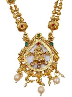 Bridal temple jewellery combo set for women | traditional south indian wedding jewellery 5
