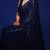 BLUSH BLUE THREAD AND MULTIPLE SEQUINS EMBROIDERED GEORGETTE DESIGNER SAREE