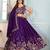 PURPLE DESIGNER embroidered LEHENGA CHOLI 
