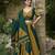 green Pure Cotton Chaniya Choli with Cowrie Lace Accents