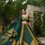 green Pure Cotton Chaniya Choli with Cowrie Lace Accents