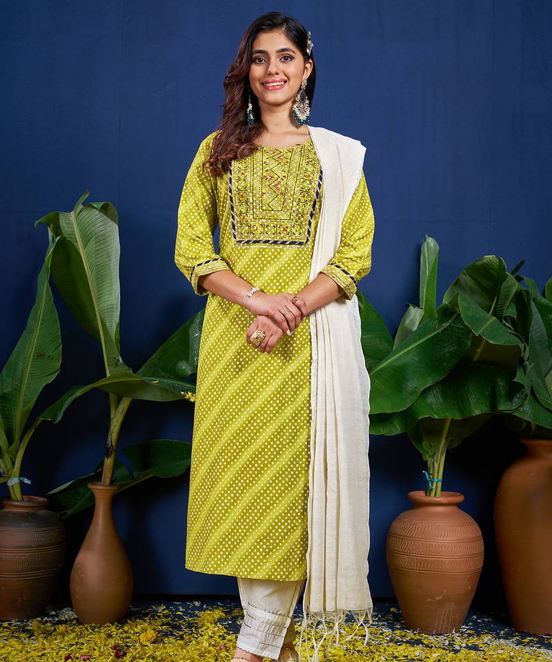 Designer ethnic set kurta, pant set for women for casual and festive wear