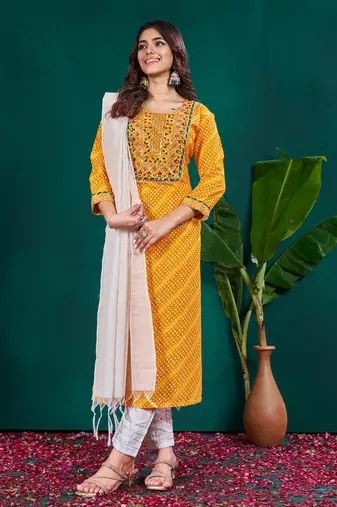 Designer ethnic set kurta, pant set for women for casual and festive wear
