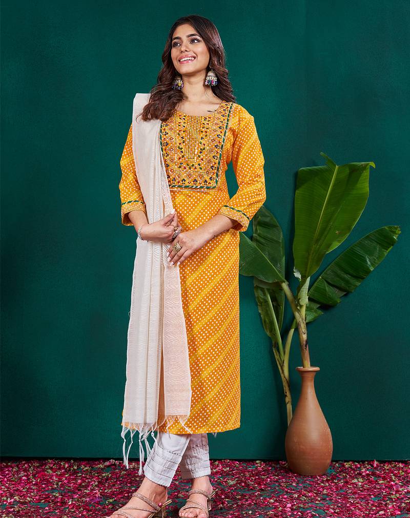Designer ethnic set kurta, pant set for women for casual and festive wear