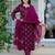  Women's Reyon Blend Floral Straight Printed Kurta Pant With Dupatta | kurta sets for woman