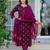  Women's Reyon Blend Floral Straight Printed Kurta Pant With Dupatta | kurta sets for woman