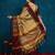 beige cotton silk kutchi work saree with unstitched blouse