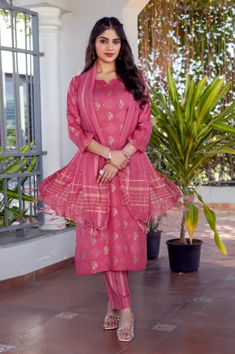 Designer ethnic set kurta, pant set for women for casual and festive wear