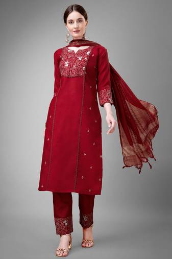 Designer ethnic set kurta, pant set for women for casual and festive wear