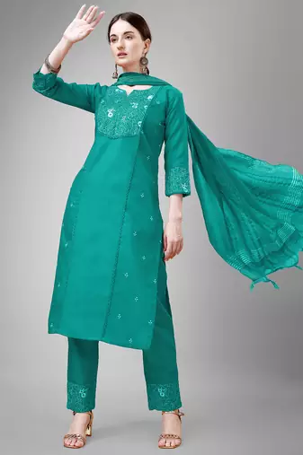 Designer ethnic set kurta, pant set for women for casual and festive wear