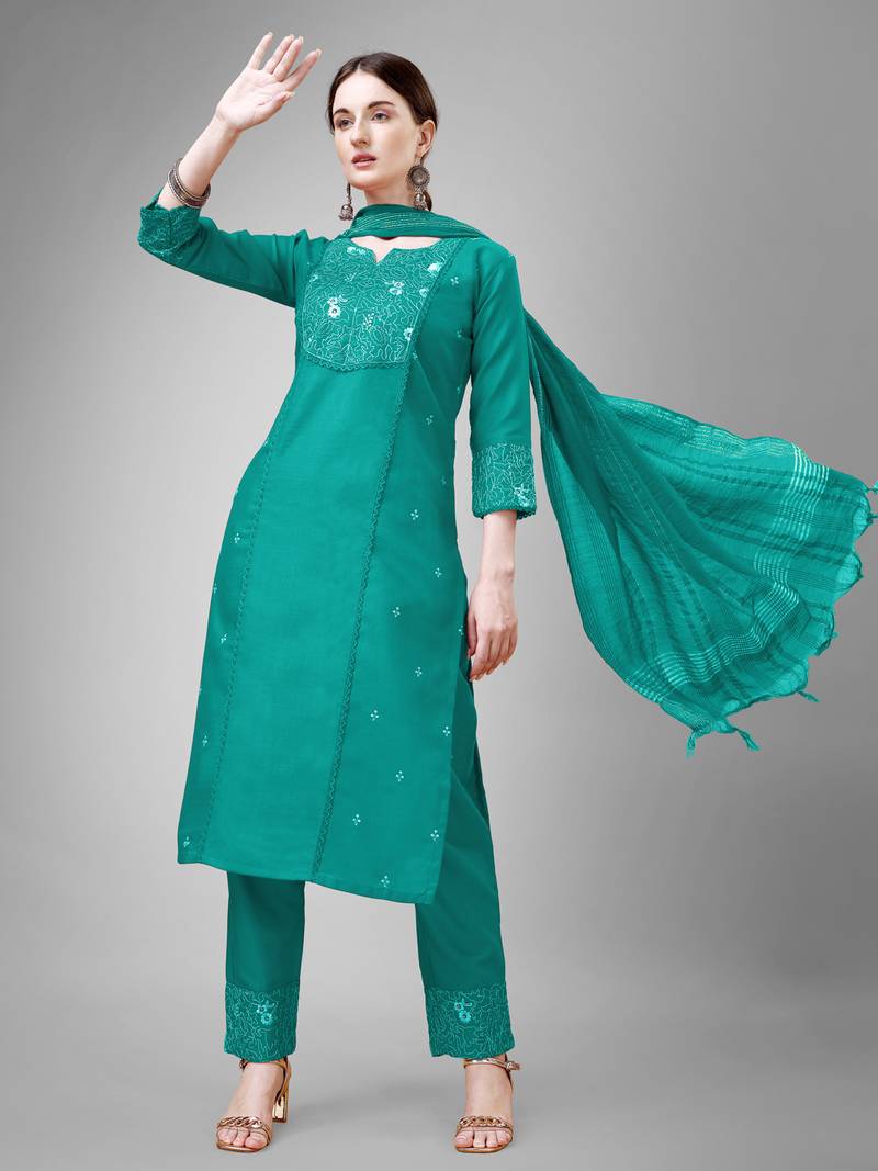 Designer ethnic set kurta, pant set for women for casual and festive wear