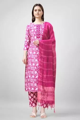Designer ethnic set kurta, pant set for women for casual and festive wear