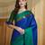 Riva enterprise women's cotton silk solid print saree with blouse