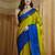 Riva enterprise women's cotton silk solid print saree with blouse