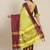 Riva enterprise women's cotton silk solid print saree with blouse