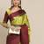 Riva enterprise women's cotton silk solid print saree with blouse