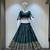 Traditional Roman Silk Teal Gota Lace Lehenga Choli