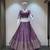 Traditional Roman Silk Lavender Gota Lace Lehenga Choli