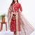  Women's Cotton Blend Floral Straight Printed Kurta Pant With Dupatta | kurta sets for woman