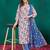  Women's Cotton Blend Floral Straight Printed Kurta Pant With Dupatta | kurta sets for woman