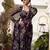 wine printed Lurex Viscose Brasso Saree