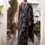 black printed Lurex Viscose Brasso Saree