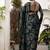 green printed Lurex Viscose Brasso Saree