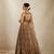 Brown sequin embroidered net lehenga choli