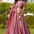 Pink Sequin Embroidered Faux Georgette Lehenga