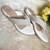 White woven leather sandals