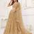 Light Brown Sequins Net  Lehenga Choli