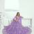 Eilara Women's Purple Embroidered Party Wear Lehenga Choli