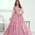 Pink Embroidered Party Wear Lehenga Choli