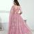 Pink Embroidered Party Wear Lehenga Choli