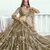 Olive Green Embroidered Party Wear Lehenga Choli