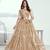 Beige Embroidered Party Wear Lehenga Choli