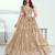 Beige Embroidered Party Wear Lehenga Choli