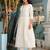Premium quality beautiful pure cotton anarkali suit set with anrakha style